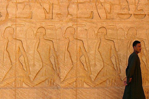 25. Muhteşem Ff Abu Simbel Tapınağı Freskleri, Mısır
