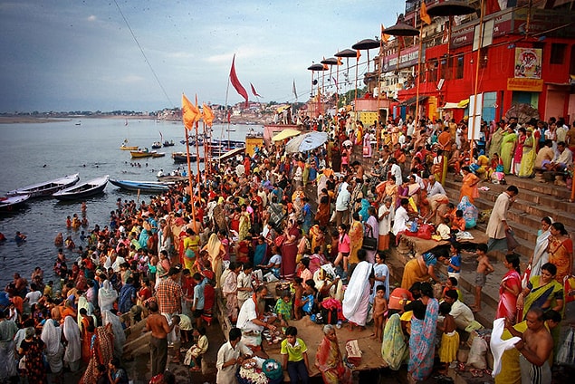 29. Zamansız Gün Batımı, Varanasi, Hindistan