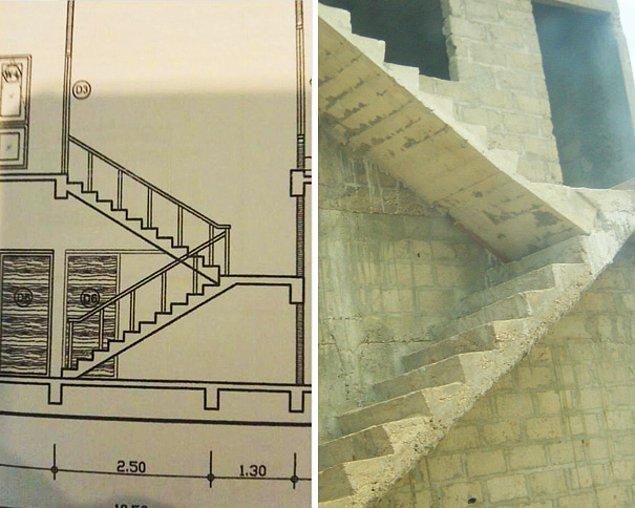 4. Bu merdivenin çizimini yapan mimar kör oldu...