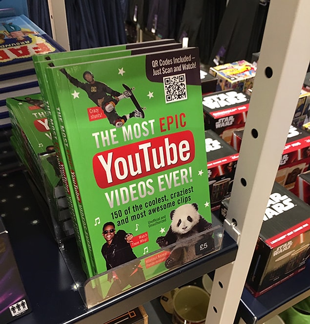 10. YouTube'daki en iyi, en çılgın ve en güzel videoları öğrenmek ve izlemek için bu kitabı almak. Hmm...
