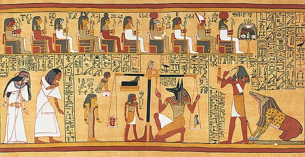 Bu kitap, M.Ö. 2500 yılında yazılan piramitlerdeki hiyerogliflerin ve papirüslerdeki sembollerin çözülmesiyle gün yüzüne çıktı.