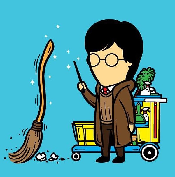 9. Магическая чистота от Гарри