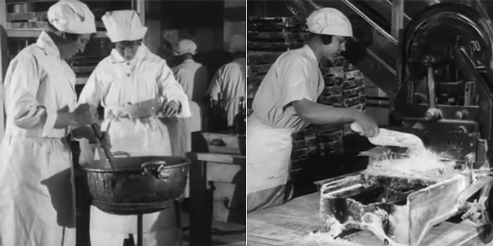 1924 Yılına Ait Türk Lokumu Yapımı