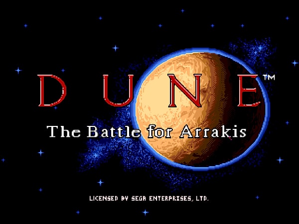7. Dune II: Battle for Arrakis - Sega Mega Drive