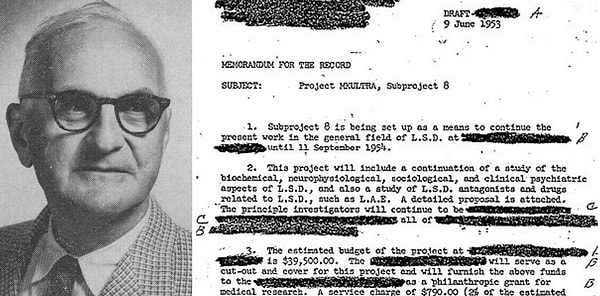 10. ЦРУ разработали программу, позволяющую контролировать разум, в 1950-ом