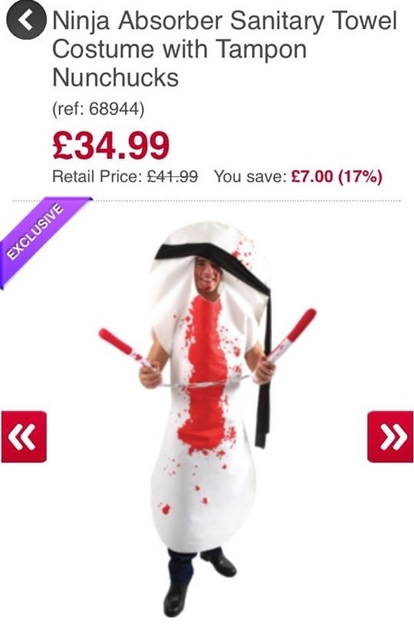 12. Кровавый хэллоуинский костюм