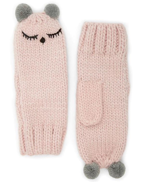 26. Глядя на эти уютные митенки, хочется зарыться в одеяло и уснуть так же сладко, как они