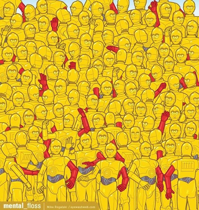 1. Can you find the Oscar Statue in the image below?