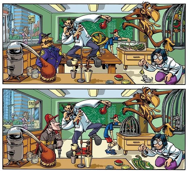 7. How many differences you spot between these two images?