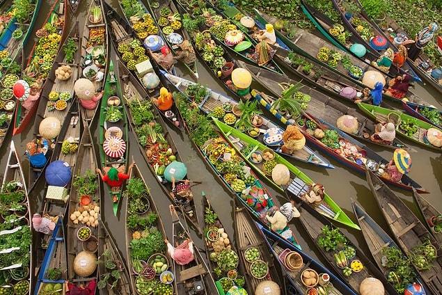 8. Floating Market, Malaysia (3rd Place In Travel Category)