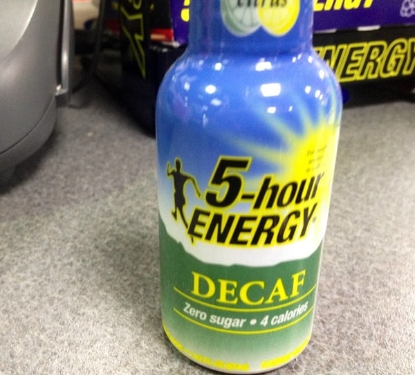 5. Напиток без кофеина, дающий энергию ровно на 5 часов.