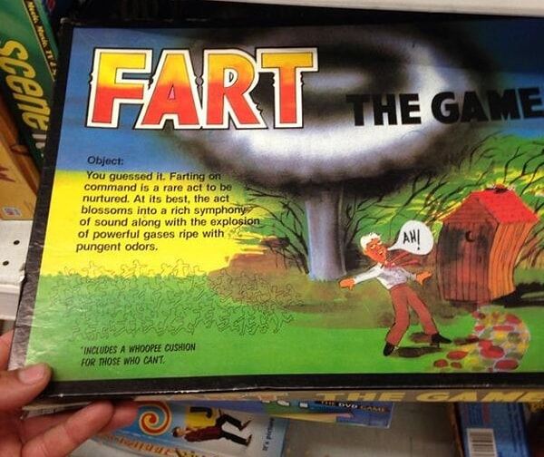 9. Игра для тех, кто любит попортить воздух.