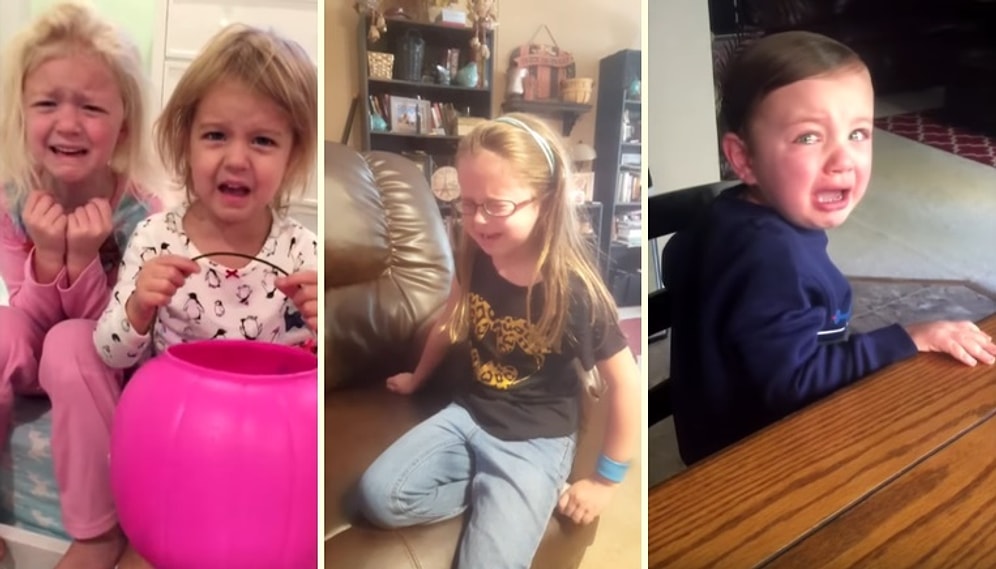 Topladıkları Tüm Cadılar Bayramı Şekerlerinin Yenildiğini Zanneden Ufaklıkların Tepkileri