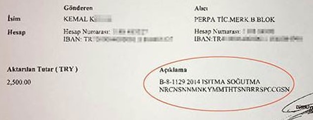 Şifre aynen şöyle : "“B-8 1129 2014 ISITMA SOĞUTMA NRCNSNNMNKYMMTHTSNBRRSPCCĞSN”