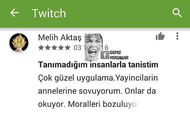 17. Bir insanlarla tanışma yöntemi olarak Twitch'te yayıncılara sövmek 😂