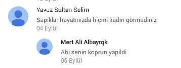 19. Teşekkürler haber verdiğin için 😁