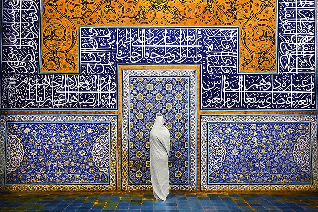 3. A Woman In Sheikh Lotfollah Mosque, Isfahan, Iran