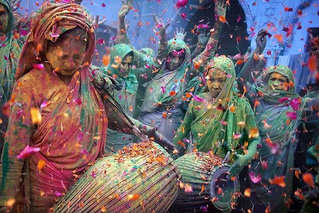 6. Holi Celebrations In Vrindavan, India