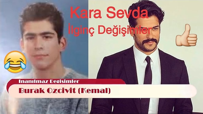 KARA SEVDA OYUNCULARI - İlginç Değişimler Öncesi ve Sonrası 2016 HD