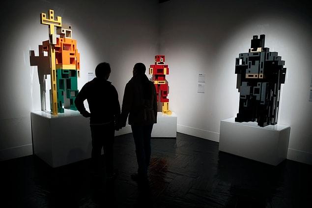 5. LEGO heroes are on display for the first time in Fernan Gomez Theatre, Madrid.