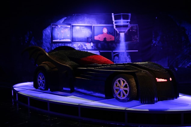 8. Half a million LEGO pieces were used just for the Batmobile itself, which is 18 feet to keep it real.