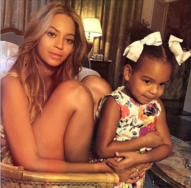Beyonce, kızıyla birlikte