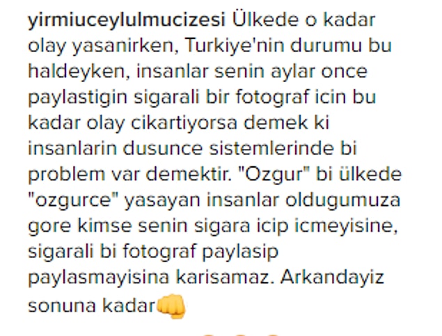 Kimileri de Çağatay Ulusoy'a destek oldu...