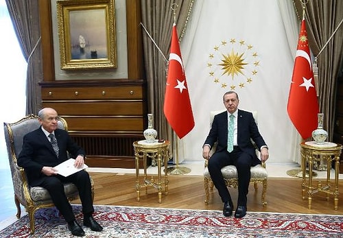 Beştepe'de Bir Saatlik Erdoğan-Bahçeli Zirvesi