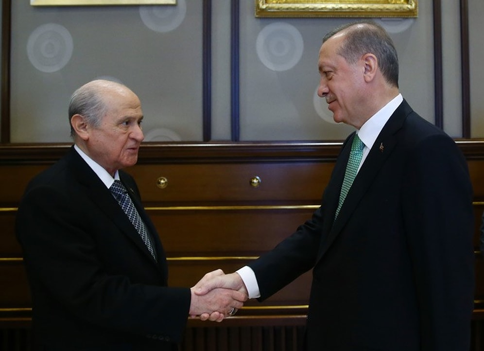 Beştepe'de Bir Saatlik Erdoğan-Bahçeli Zirvesi