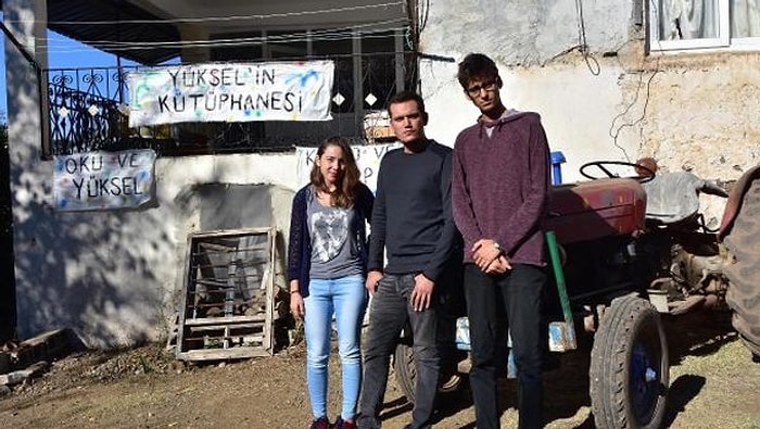 Annesinden Kalan Ahırı Kütüphaneye Çeviren Çocuk