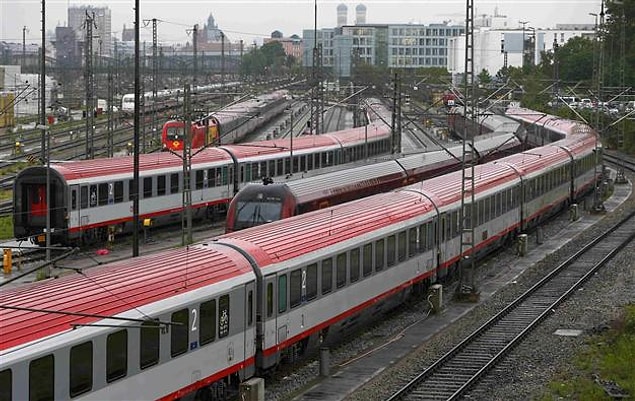 Almanya'da hali hazırda mükemmel işleyen bir tren ağı var.