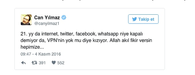 Bonus: En büyük tepkilerden biri de internet yasaklarınaydı.