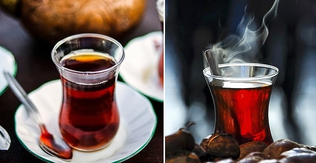 15. Çay içerken kaşığı bardaktan çıkaranlar ve çıkarma gereği duymayanlar.