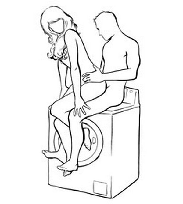 Секс на стиральной машине