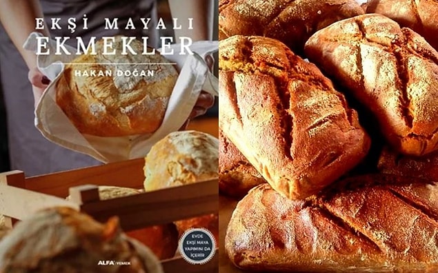 3. Ekşi mayalı ekmek yapmayı öğreniyoruz.