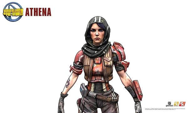 8. LGBT olan başka bir karakter Borderlands: The Pre-Sequel oyununda karşımıza çıkan Athena!