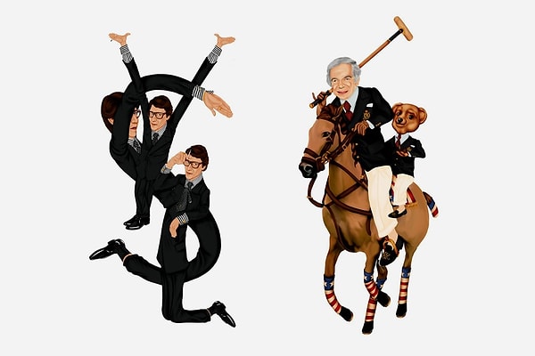 4. Ив Сен-Лоран и Yves Saint Laurent, а также Ральф Лорен и Ralph Lauren