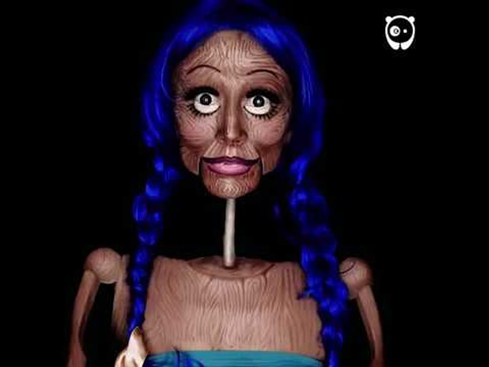 İnanılmaz Makyaj Yeteneği ile Kendini Kuklaya Çeviren Kadın