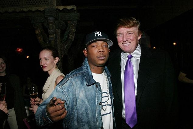 9. Donald Trump hanging out with Ja Rule.