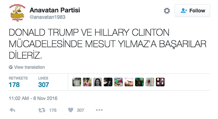 ABD Başkanlık Seçimlerinde Oyunu Goygoydan Yana Kullanan 17 Kişi