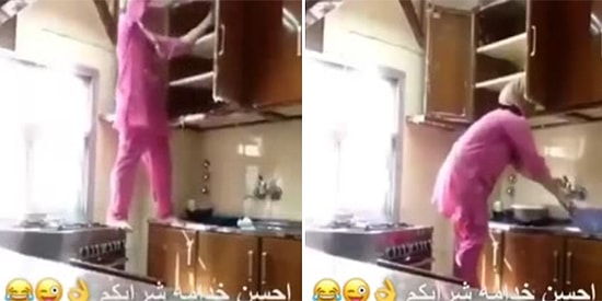 Yarınlar Yokmuşcasına Temizlik Yapan Ev Hanımı