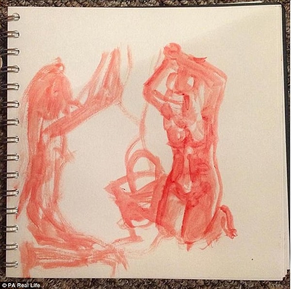 На написание картины уходит от 5 до 25 минут.