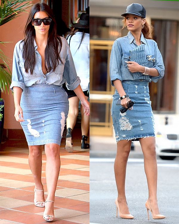 10. Ким Кардашян vs Рианна