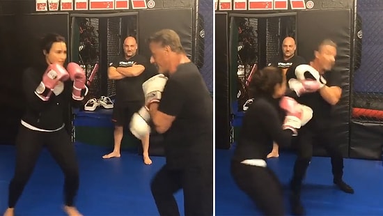 Деми Ловато уложила на лопатки самого Сильвестра Сталлоне!