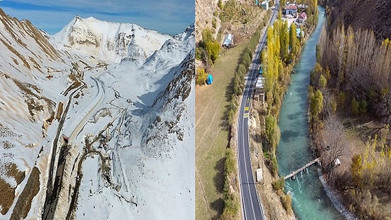 Ülkemizin Güzelliği! İki Mevsim Arası 50 Kilometre