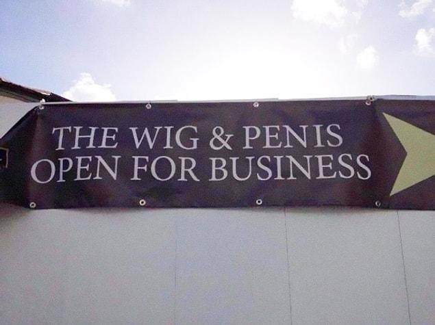 13. The Wig & Pen is open for business