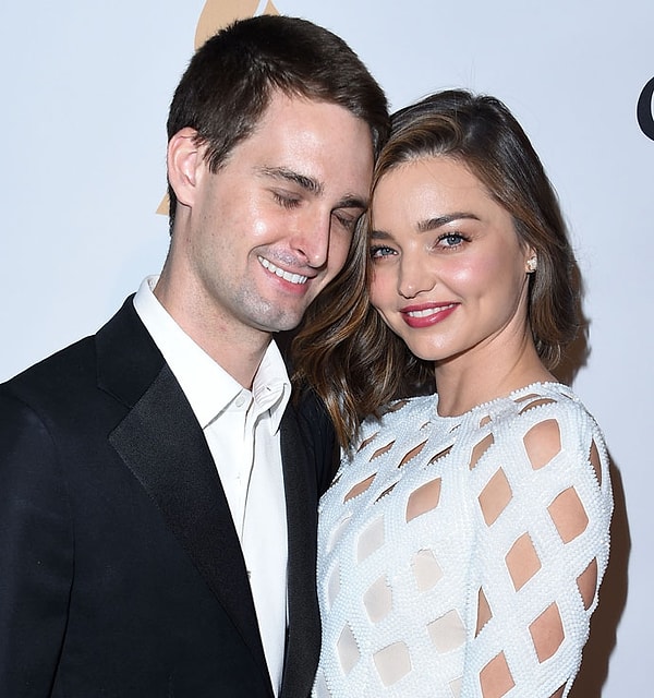 7. Миранда Керр и Эван Шпигель