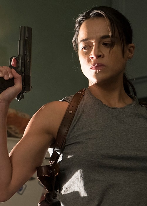 Terminator (Arnold Schwarzenegger) - Michelle Rodriguez