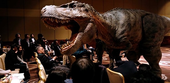 В Японии построили самого большого робота-динозавра