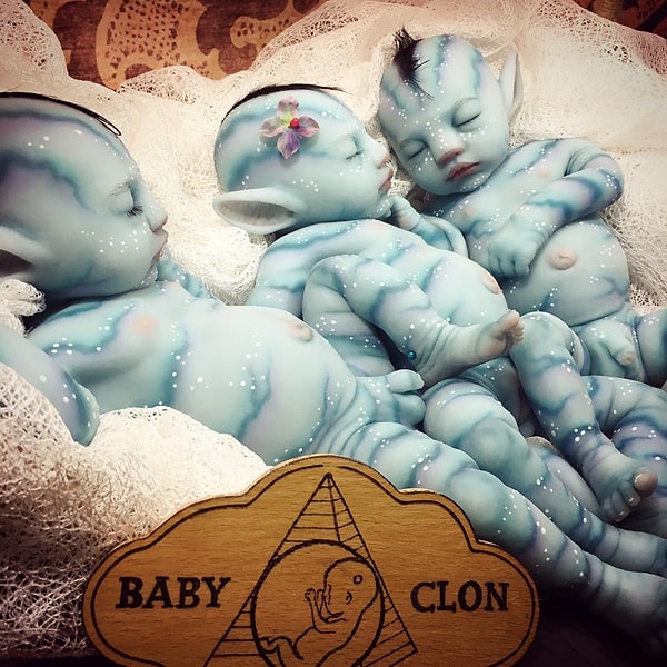 Эти малыши могли стать плодом любви Джейка и Нейтири.